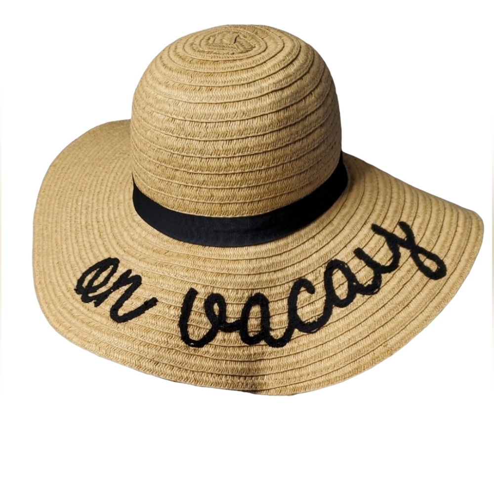 On Vacay Wide Brimmed Hat!